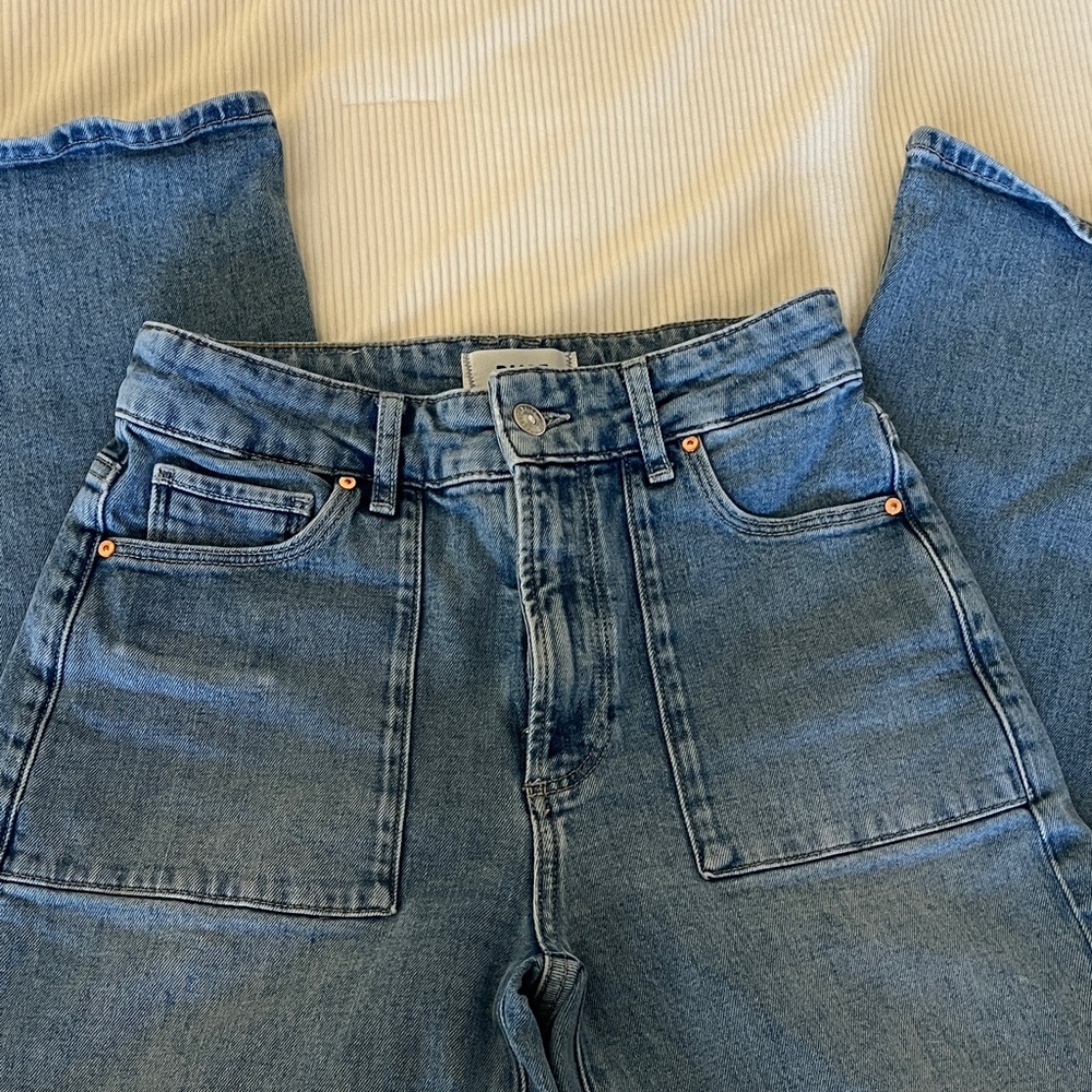 PAIGE Anessa High Rise Wide Leg Ankle Jeans - Picture 2 of 5